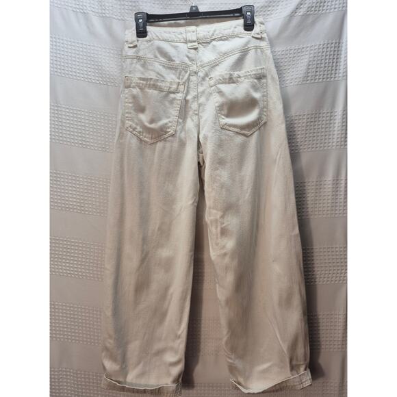 Fourth + Bay denim jeans womens size 4 white straight leg relaxed fit 7232 - Picture 7 of 8